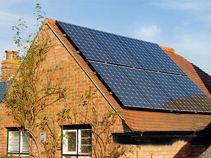 Sistema de energia solar caseiro
