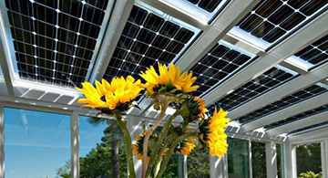 Projeto de sala de sol fotovoltaica
